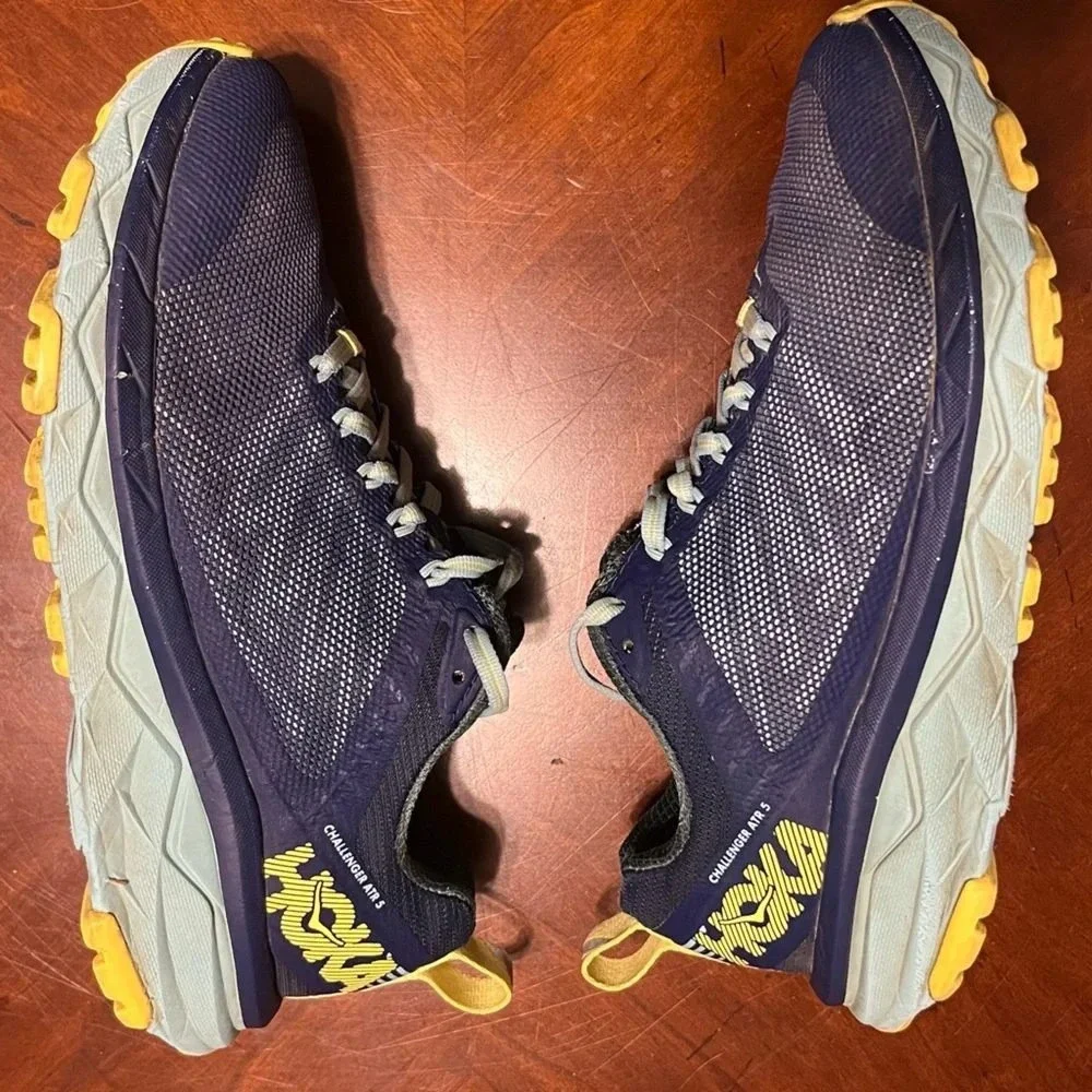 Hoka One One Challenger ATR 5 Womens Trail Running Shoes Blue Mallard 1104094